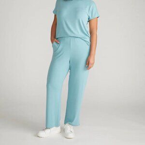 Universal Standard TravelKnit Relaxed Pants Cameo Blue Size L (22-24) BNWT